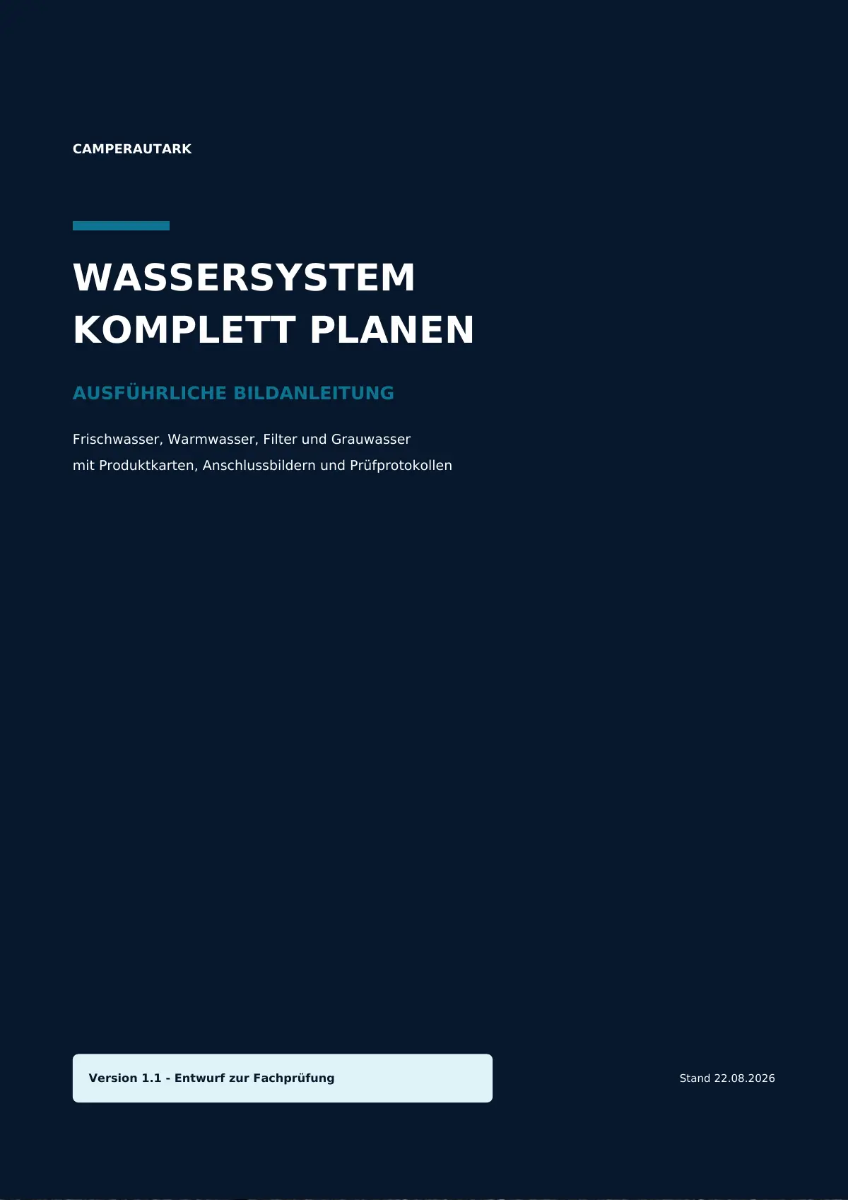 Cover Wassersystem komplett planen